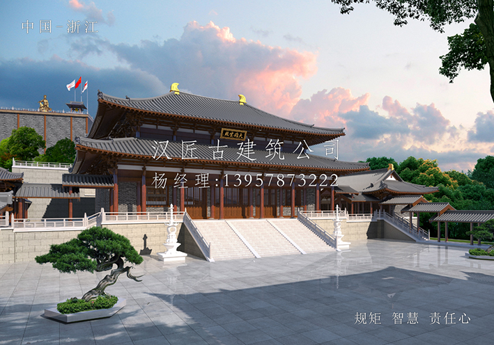 仿古建筑设计实例效果图欣赏