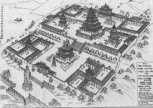 传统寺庙规划设计及寺院图纸分析