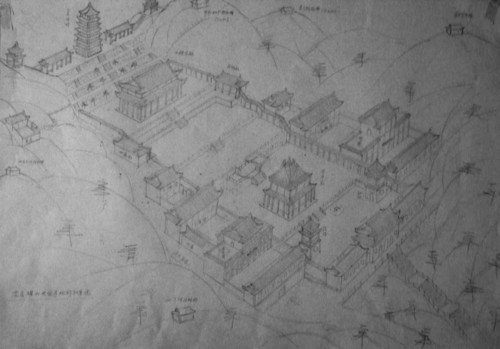 传统寺庙规划设计及寺院图纸分析  第6张