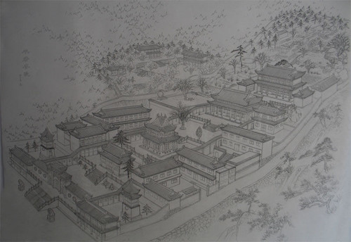 传统寺庙规划设计及寺院图纸分析  第10张